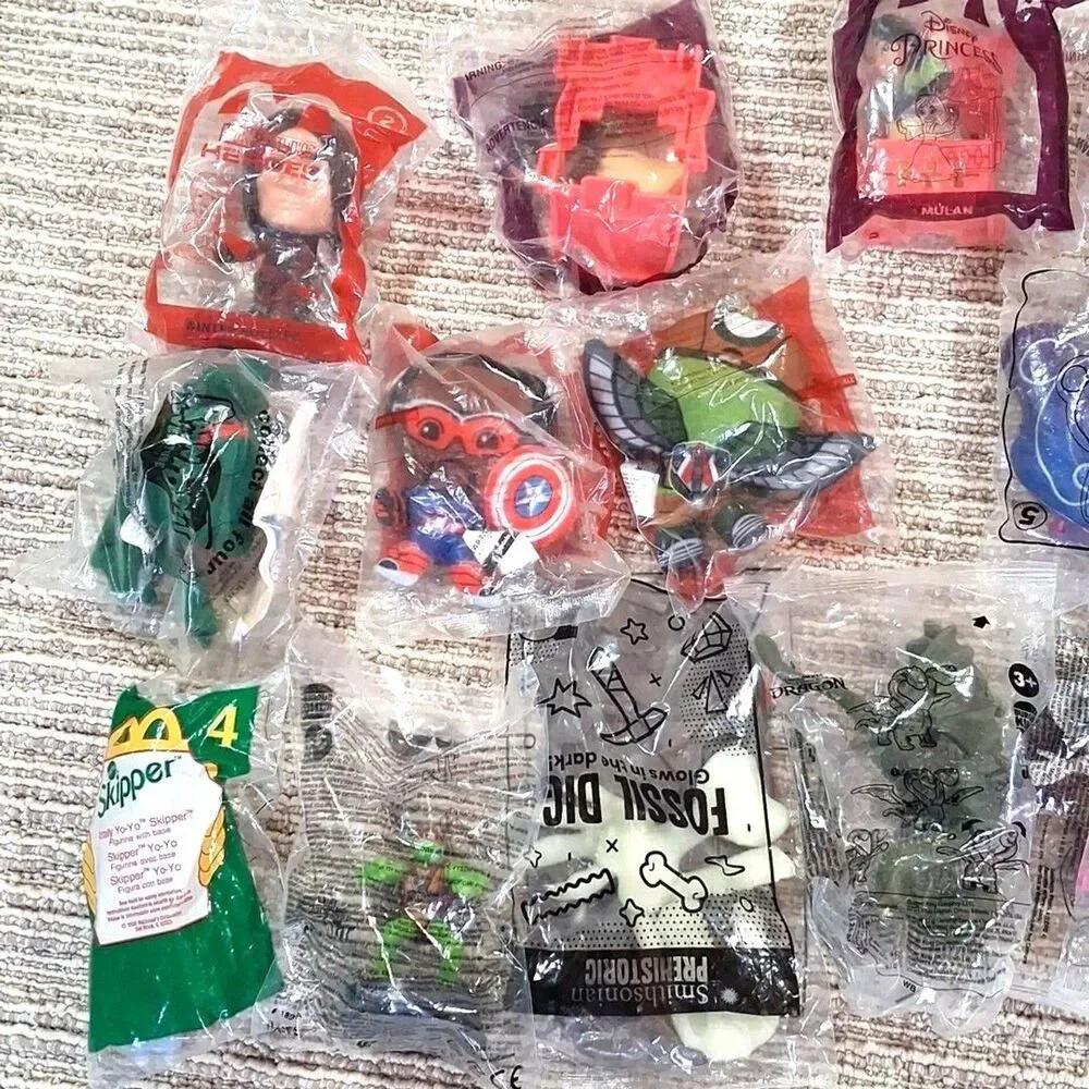 McDonalds Restaurant Toys New In Packages Lot of 19 1990s Multiple Restaurant